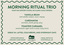 Morning Ritual Shelf Talker