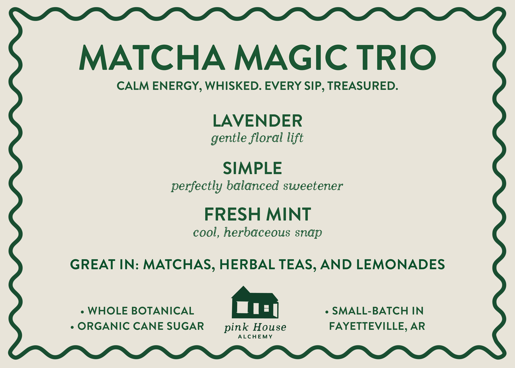 Matcha Magic Shelf Talker