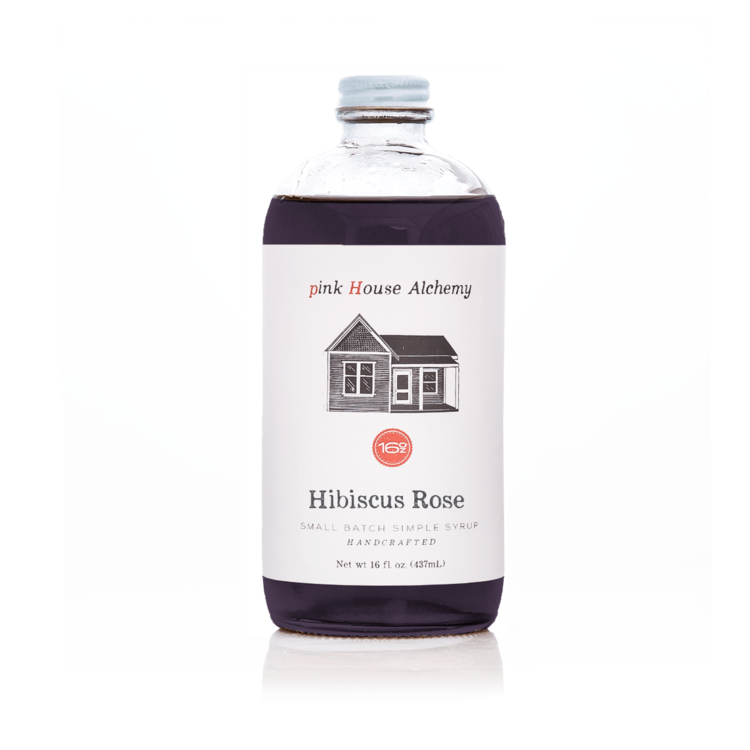 [HR] Hibiscus Rose Syrup 16oz